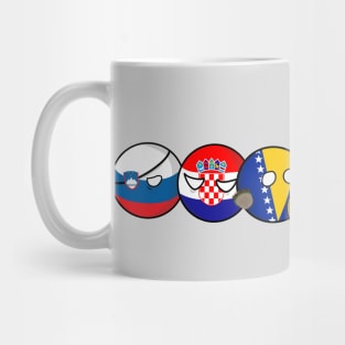 Polandball - Yugoslavia family Mug